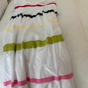 Size  10 obe sleeved dress, J.Crew.  Never worn.  Very  elegant.  Perfect clean